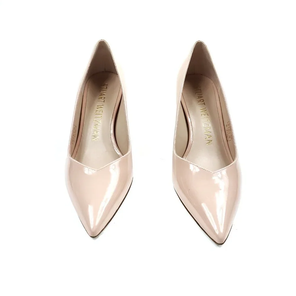 Stuart Weitzman Womens Anny 70 Pumps 7.5 Poudre Blush Pink Pointed Toe Heels - Picture 4 of 8